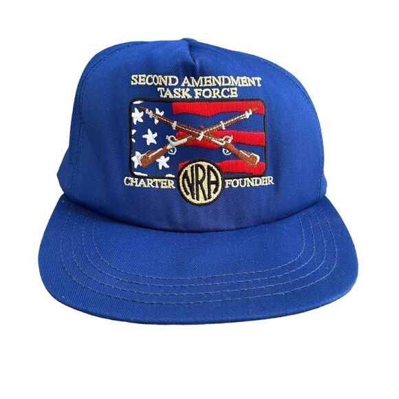 Vintage 90's NRA Charter Founder Snapback USA Made - Picture 1 of 4